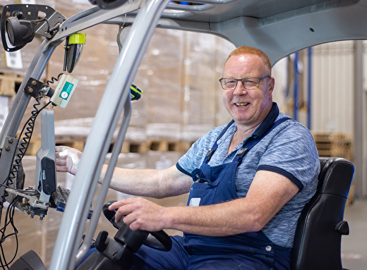 Heftruckchauffeur